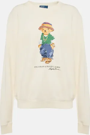 Ralph Lauren Felpa Polo Bear in cotone