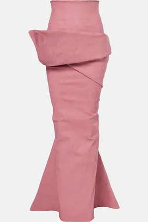 Rick Owens Gonna lunga in misto cotone