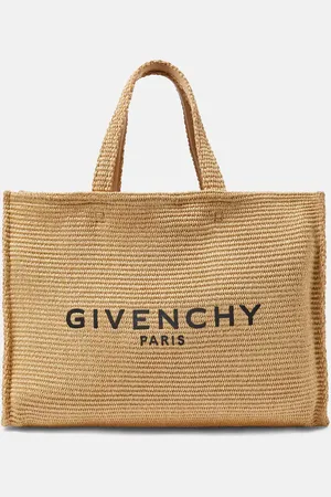 Givenchy Borsa G-Tote Medium effetto rafia
