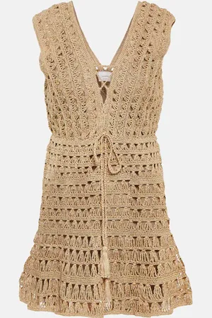 ANNA KOSTUROVA Miniabito Jennifer in crochet di cotone