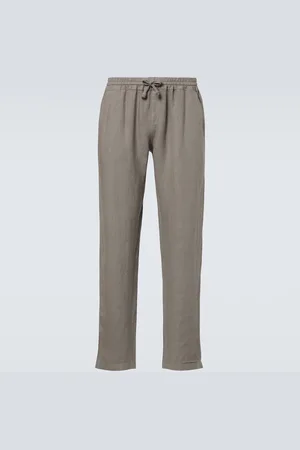 FEDELI Pantaloni tapered Bonifacio in lino