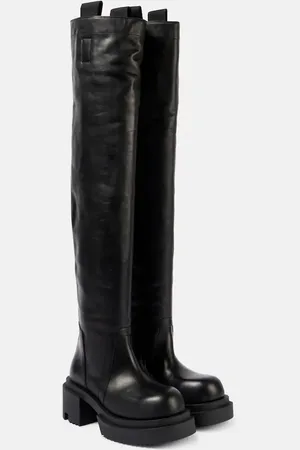 Rick Owens Stivali Wader in pelle