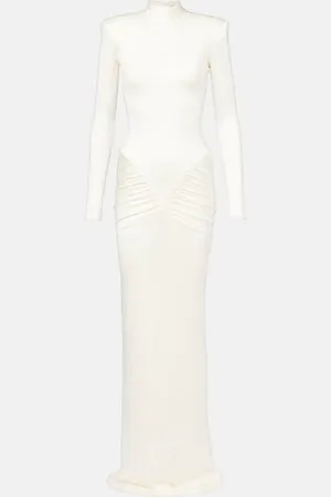 Ilkyaz Ozel Bridal - Abito lungo Darja con ruches