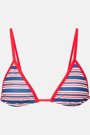 Jade Swim Top bikini Via a righe