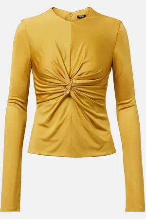 VERSACE Top Safety Pin in jersey