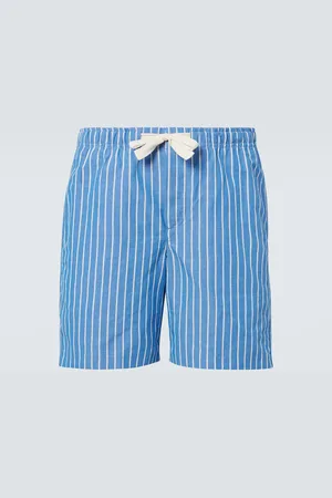 Orlebar Brown Shorts Alex in lino e cotone a righe