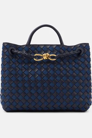 Bottega Veneta Borsa Andiamo Medium in pelle e denim