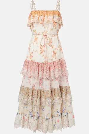 ZIMMERMANN Abito lungo Lucky in cotone
