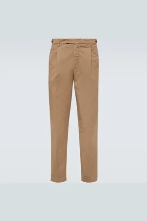 BARENA Pantaloni chino Masco Trevo in gabardine di cotone