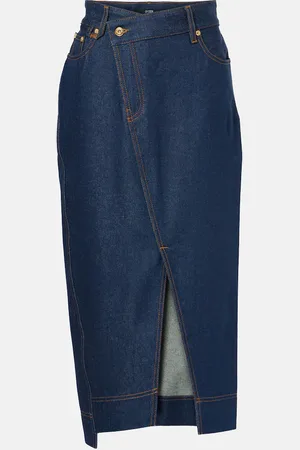 Jacquemus Gonna midi Nîmes di jeans