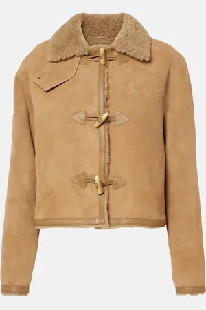 NILI LOTAN Giacca Benoite in suede e shearling