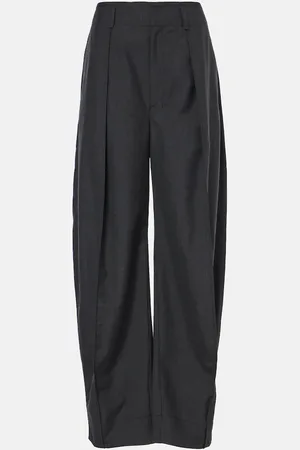 LEMAIRE Pantaloni a gamba larga in twill