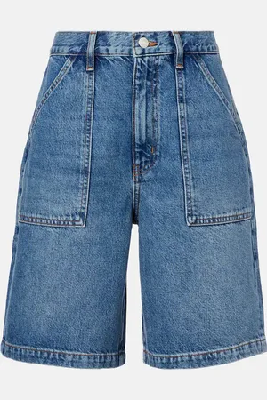 Frame Shorts di jeans a vita media