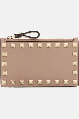 VALENTINO GARAVANI Portamonete Rockstud in pelle