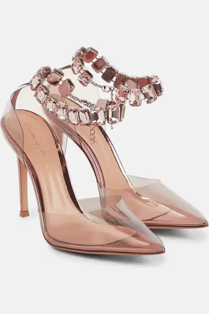 Gianvito Rossi Pumps in PVC con cristalli