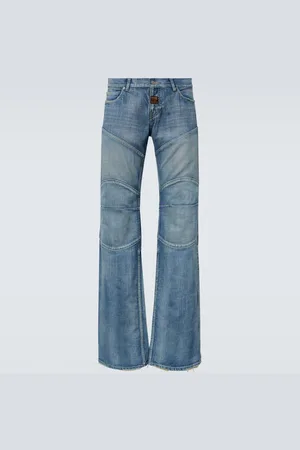 Balenciaga Jeans a gamba larga e vita bassa