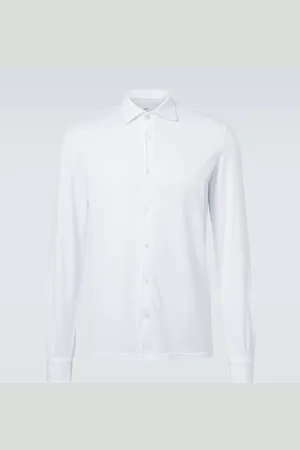 FEDELI Camicia Jason in jersey di cotone