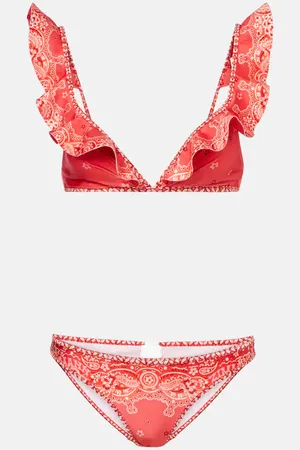 ZIMMERMANN Bikini Lucky con volant