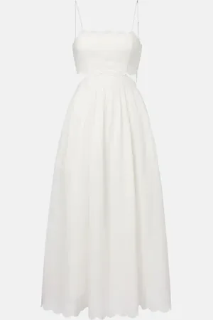 ZIMMERMANN Abito midi Rhiannon in lino