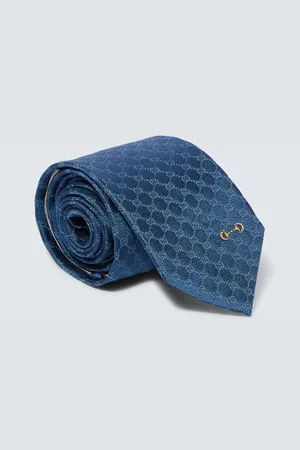 Gucci Cravatta in jacquard di seta GG
