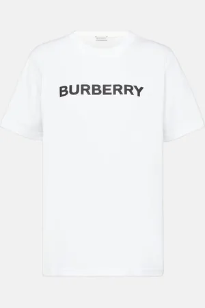 Burberry T-shirt in jersey di cotone con logo