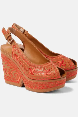Robert Clergerie Pumps Dylan in pelle con zeppa
