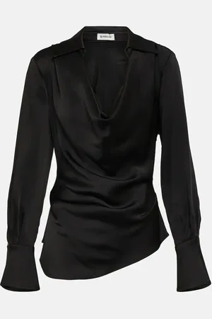 Simkhai Blusa Symone in raso
