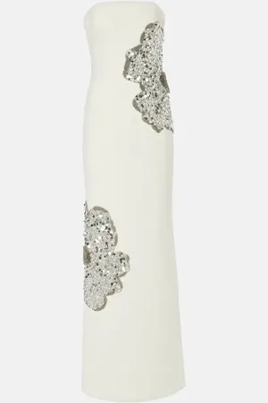 Rebecca Vallance Abito lungo Layana con paillettes