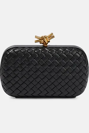 Bottega Veneta Clutch Knot in pelle intrecciata