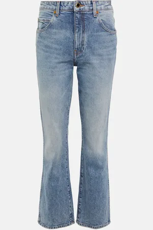 Khaite Jeans regular Vivian a vita alta