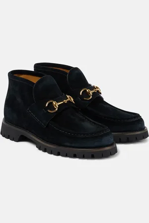Gucci Stivaletti Horsebit in suede
