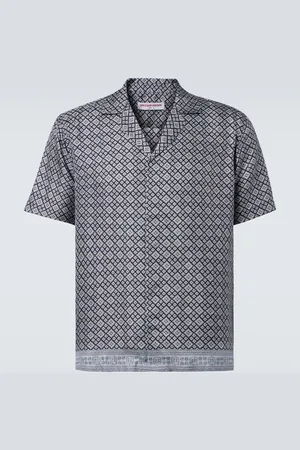 Orlebar Brown Camicia bowling Maitan in seta