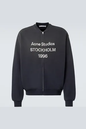 Acne Studios Felpa in misto cotone con logo