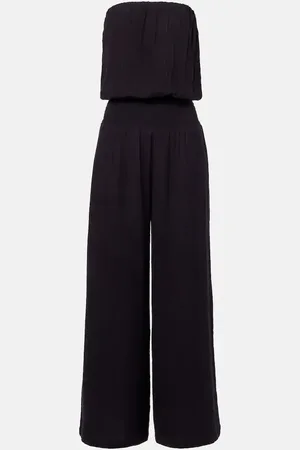 Melissa Odabash Jumpsuit Naomi in cotone senza spalline