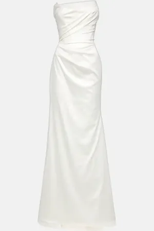 Vivienne Westwood Bridal - Abito lungo Rhea in raso