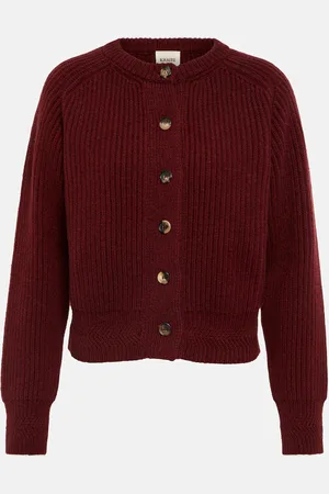 Khaite Cardigan Michaela in cashmere a coste