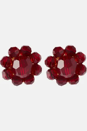 Simone Rocha Orecchini Daisy con cristalli