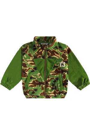 Mini Rodini Giacca in pile camouflage