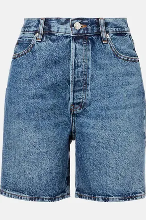 Frame Shorts di jeans a vita alta