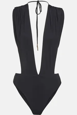 Saint Laurent Costume da bagno con scollo all