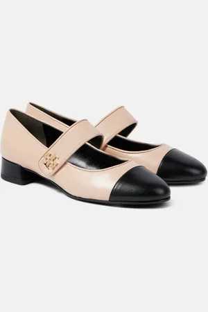 Tory Burch Ballerine Mary Jane in pelle con logo