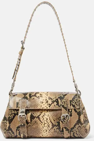 DRIES VAN NOTEN Borsa a spalla Medium in pelle con stampa