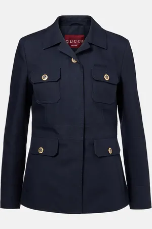 Gucci Giacca in canvas di cotone