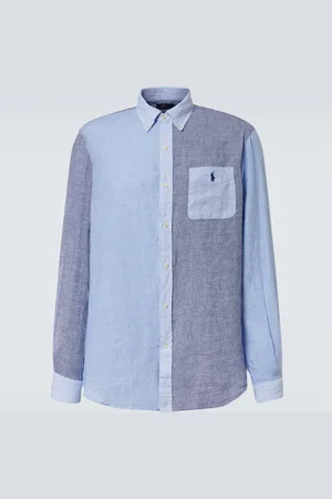 Ralph Lauren Camicia in lino patchwork