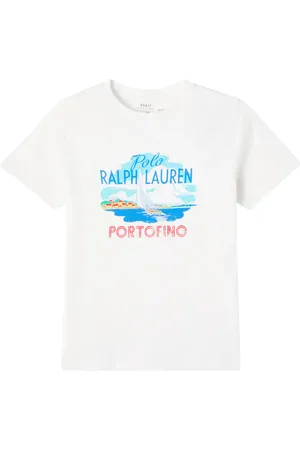 Ralph Lauren T-shirt in jersey di cotone con stampa