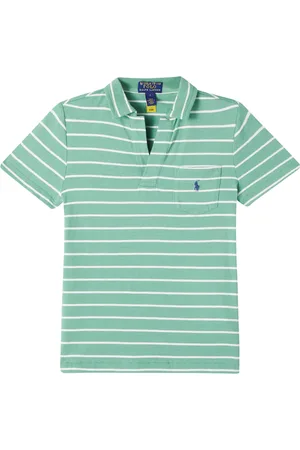 Ralph Lauren Polo in cotone e lino a righe
