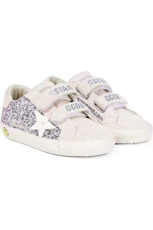 Golden Goose Sneakers Old School in suede e glitter