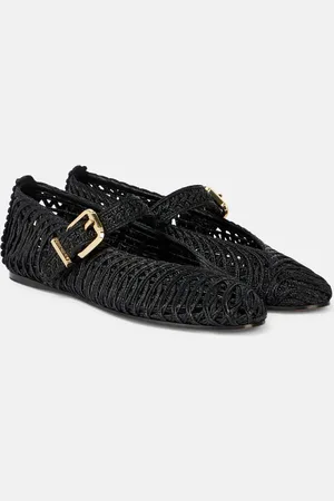 ZIMMERMANN Ballerine Mary Jane Reef in rafia