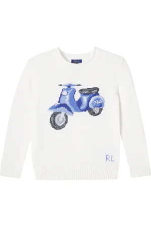 Ralph Lauren Pullover in cotone con intarsi