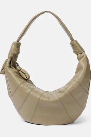 LEMAIRE Borsa a spalla Fortune Croissant in pelle